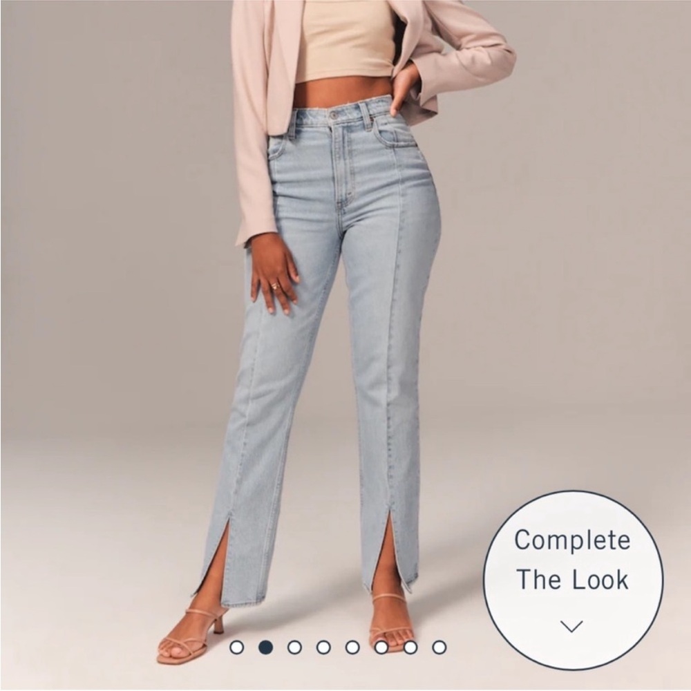 Abercrombie & Fitch Straight Ultra High Rise Jeans